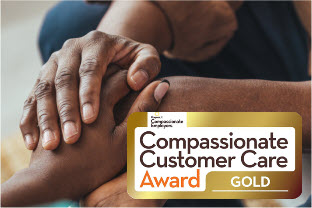 Hospice UK Gold Compassionate Customer Care Award