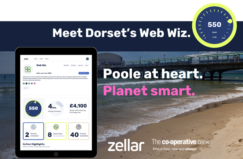 Meet Dorset's Web Wiz. Poole at heat. Planet smart.