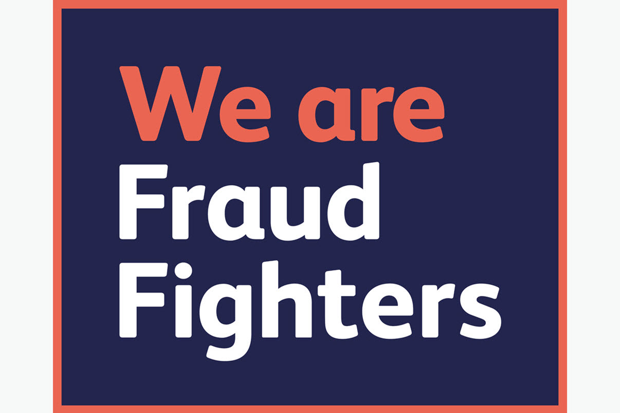 We are Fraud Fighters Co-operative Bank branded logo