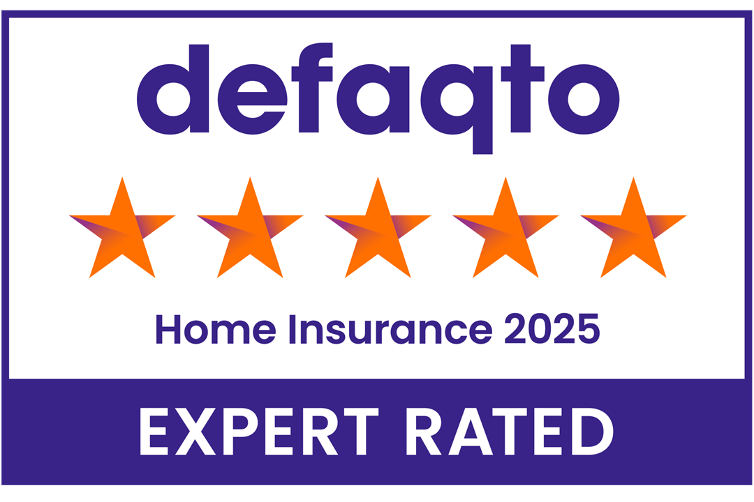 defaqto 5 Star Rated home insurance 2025 expert rated logo